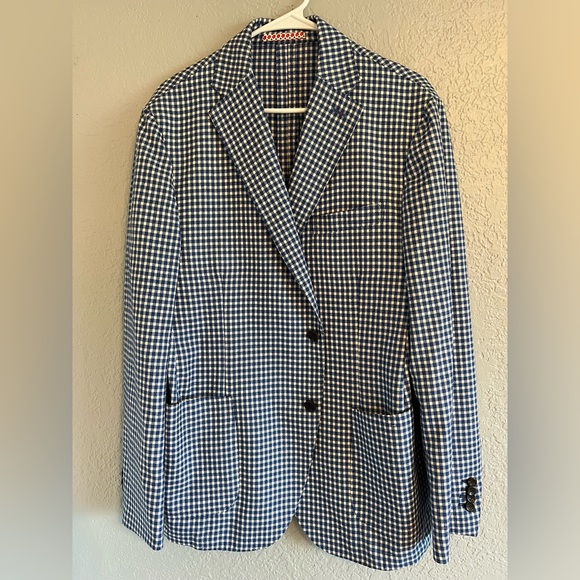 EREDI PISANO CHECKERED SUIT JACKET - Picture 11 of 13